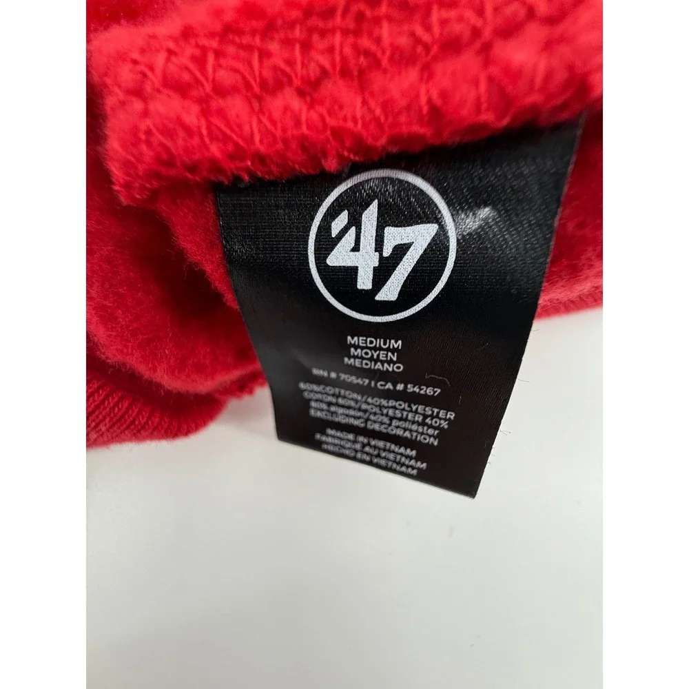 47 Brand Georgia Bulldogs Red Hoodie Sweatshirt Womens Medium